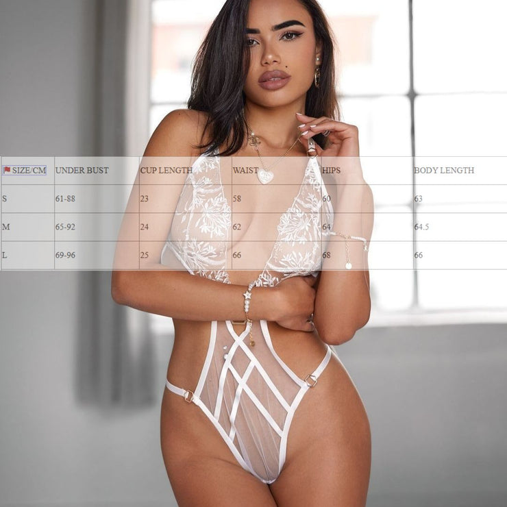 Barely Behaved Bridal Bodysuit