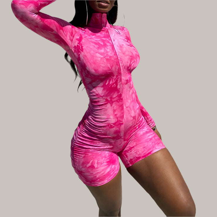 Bloom for Love Tie Dye Jumpsuit - Iris Lace