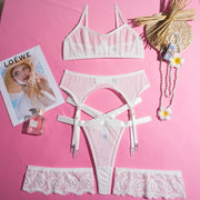 Curves of Desire Bra Panty Set - IrisLace
