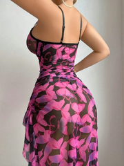 Fluffy Feels Lounge Set ROSE RED - IrisLace