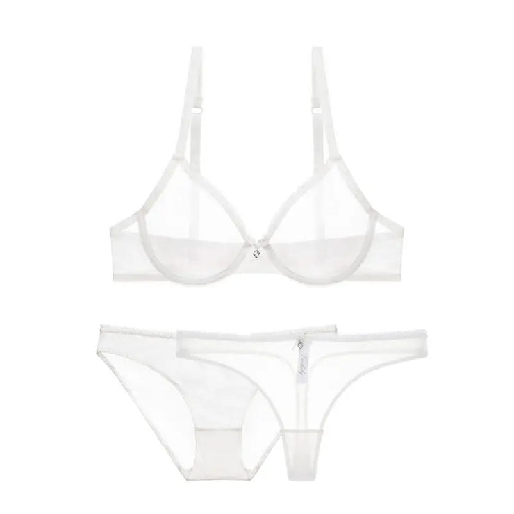 Love Spell Sheer Lace Bra & Panty Set - IrisLace