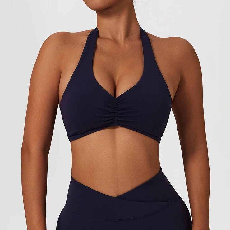 Love in Full Swing Halter Sports Bra - IrisLace
