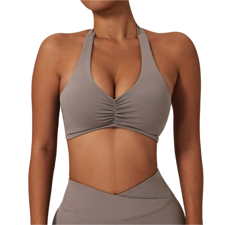 Love in Full Swing Halter Sports Bra - IrisLace