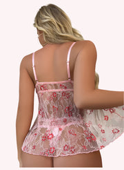 Sexy Mesh See-Through Underwear Suit for Women - IrisLace