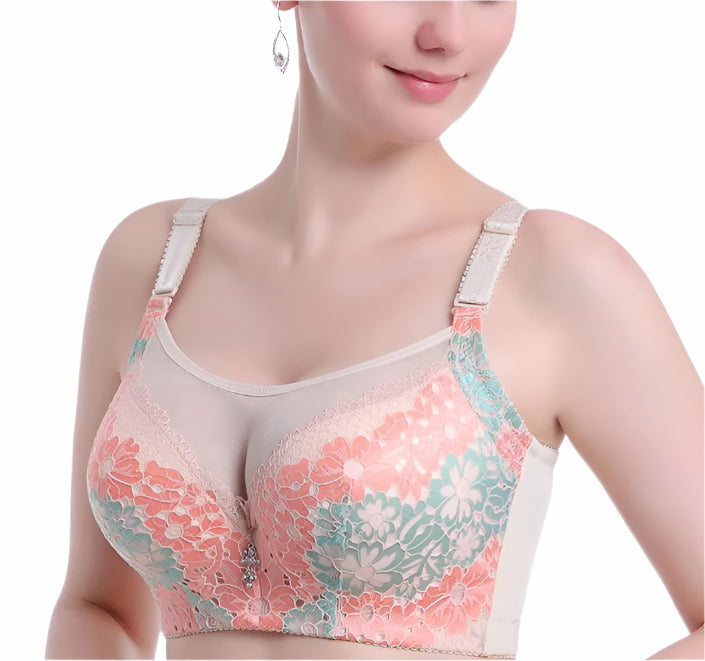 Strap Me in Full Coverage Lace Bra - Iris Lace