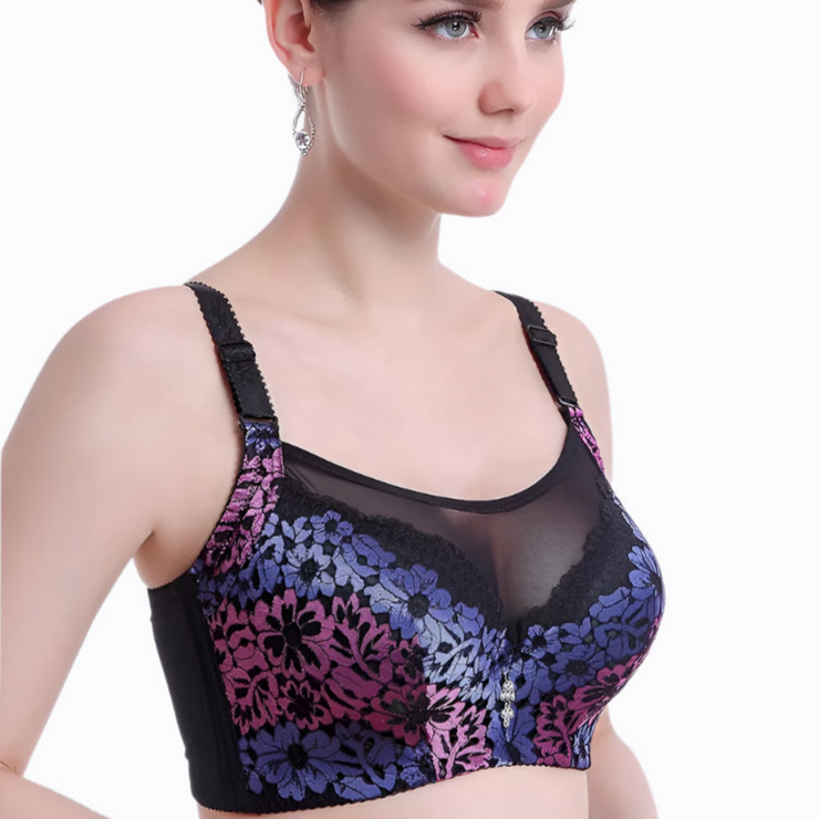 Strap Me in Full Coverage Lace Bra - Iris Lace