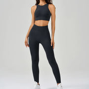 Workout Whispers Seamless Yoga Active Set - IrisLace