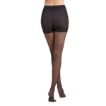 10 Denier Control Top Sheer Pantyhose for Women – Waist Sculpting Fit with Cotton Gusset - Image 2