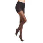 10 Denier Control Top Sheer Pantyhose for Women – Waist Sculpting Fit with Cotton Gusset
