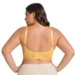 Floral Lace Front-Buckle Wireless Bra – Breathable Comfortable Lingerie Top for Daily Wear - Image 2