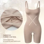 Women’s Full Body Shaper Bodysuit – Firm Tummy Control Waist Trainer & Thigh Slimming Shapewear - Image 7