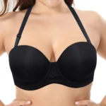 Push-Up Strapless Silicone Bra – Invisible Backless Bralette with Removable Anti-Slip Straps, Halter Style Plus Size - Image 4
