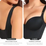 High-Support Tank Top Sports Bra – Plus Size Back Closure Active Bra (DD, 40–46) - Image 5