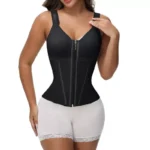 Double Compression Waist Trainer Vest – 17 Steel Bone Body Shaper Corset for Women - Image 2