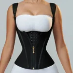 Fajas Colombianas Waist Trainer Vest – Double Compression Body Shaper with Zipper & Hooks - Image 4
