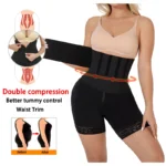 Women’s 2-in-1 High-Waist Shapewear Shorts – Tummy Slimming Body Shaper & Waist Trainer - Image 3