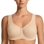 High-Impact Sports Bra – Double-Layer Non-Padded Underwire Active Bra (34–42, C–E Cups)