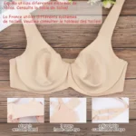 Plus Size Underwire Minimizer Bra – Full Coverage Seamless Unlined Everyday Support (Unpadded) - Image 4