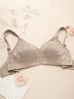 Wingslove Leopard Print Wireless Minimizer Bra – Plus Size Full Coverage Non-Padded Daily Bra with Wide Straps (G–H Cups) - Image 6