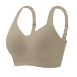 Premium Skin Tone Full-Coverage Wireless Bra – Seamless Supportive Plus Size Everyday Lingerie - Image 4