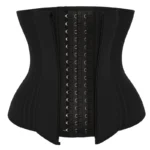 Colombiana Steel-Boned Waist Trainer Corset – Zipper & Buckle Shaping Vest - Image 2