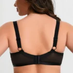 Lace Sheer Minimizer Bra – Non-Padded Underwire Breathable Plus Size Lingerie (34–42, DD–G Cups) - Image 5