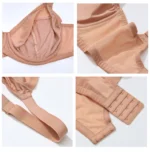 Plus Size Full Coverage Minimizer Bra – Non-Padded Underwire Breathable Lingerie (34–42, DD–H Cups) - Image 6
