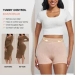 High-Waist Shapewear Shorts – Removable Padded Butt Lifter & Hip Enhancer - Image 5