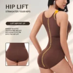 Women’s Double-Layer Shapewear Bodysuit – Tummy Control & Butt Lift Waist Trainer - Image 3